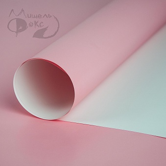 Бумага дизайнерская 10 листов 100*70 см в рулоне "Розовый"